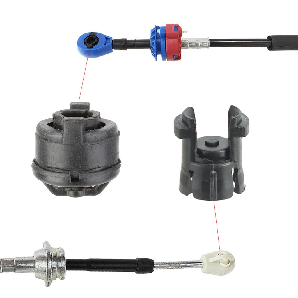 Par Bucha Reparo Cabo Seletor De Marcha Citroen C3 Manual C4 Aut. Peugeot 307