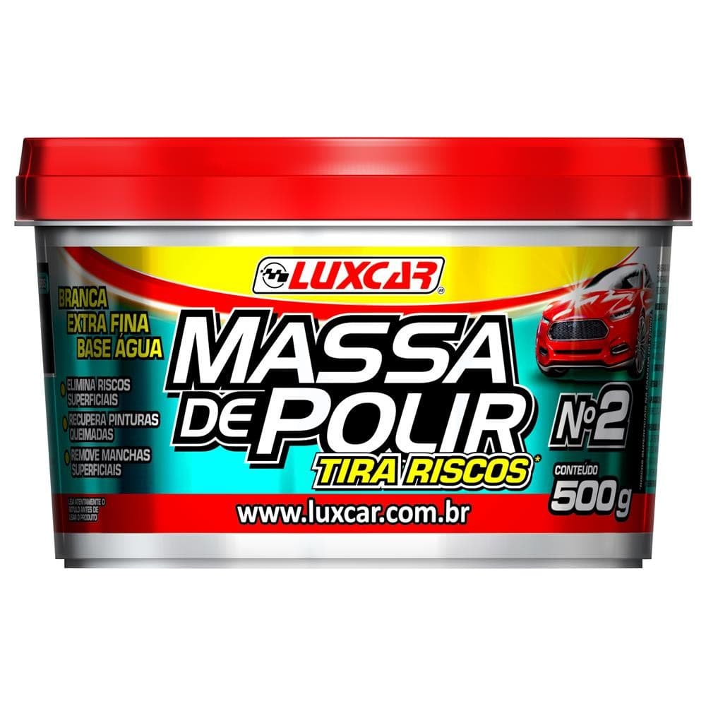 Massa de polir Tira Riscos 500 G Luxcar