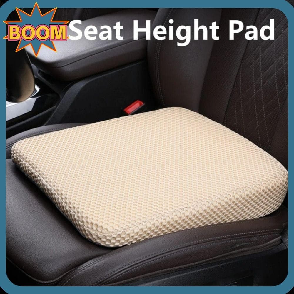 BOOM Almofada de Assento Carro - Reforço Algodão Memória Mel Espessada Respirável, Conforto Veicular