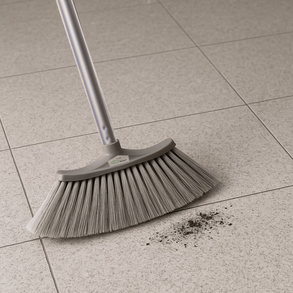 Vassoura Italiana Prata - Elegante e Funcional