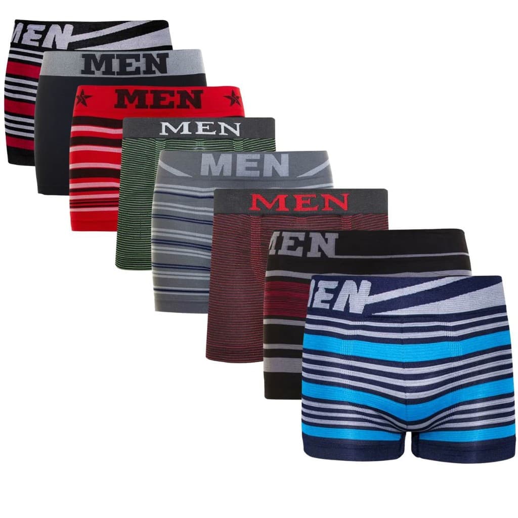 Cuecas Boxers Masculina Adulto Microfibra Sortida Sem Costura Ótima Qualidade Premium Cueca Box Boxer Men