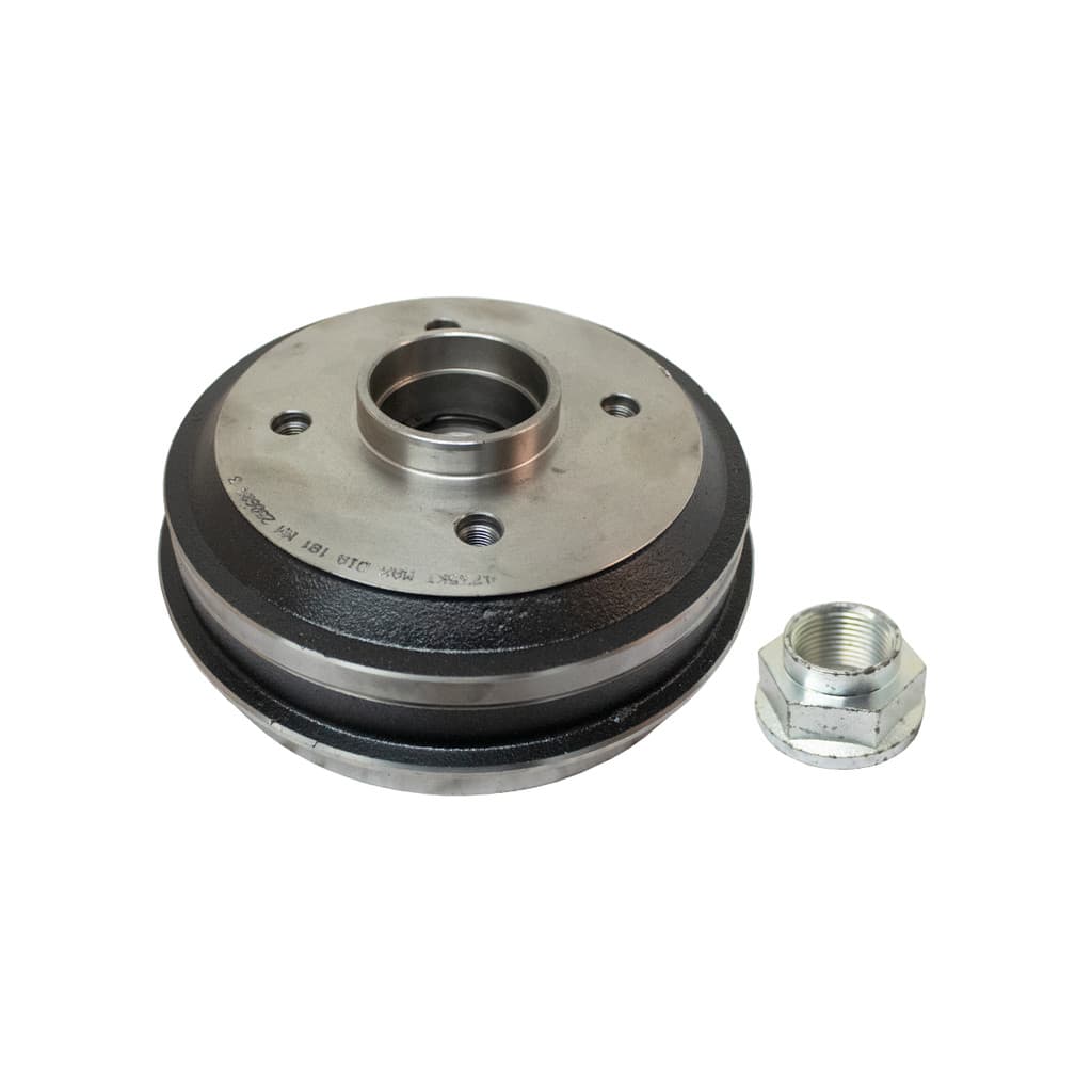 TAMBOR FREIO 206/ 207 (180MM COM ROLAMENTO)