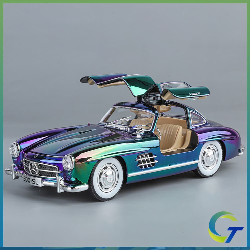 1 : 24 Benz 300SL Clássico Diecast Brinquedos Modelo De Carro Carros Liga Coleção De Presente Para Meninos Crianças