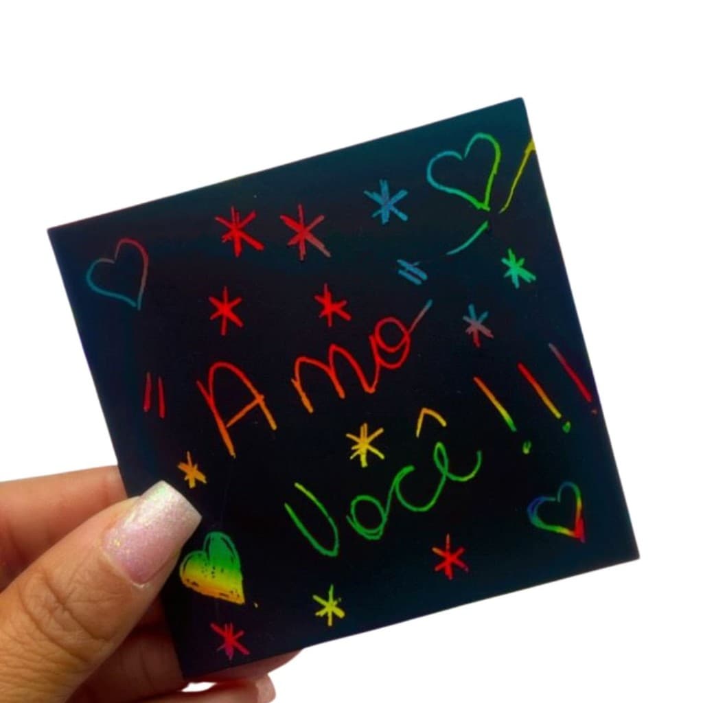 Bloco Magico 76x76mm Divertido com 24 Folhas