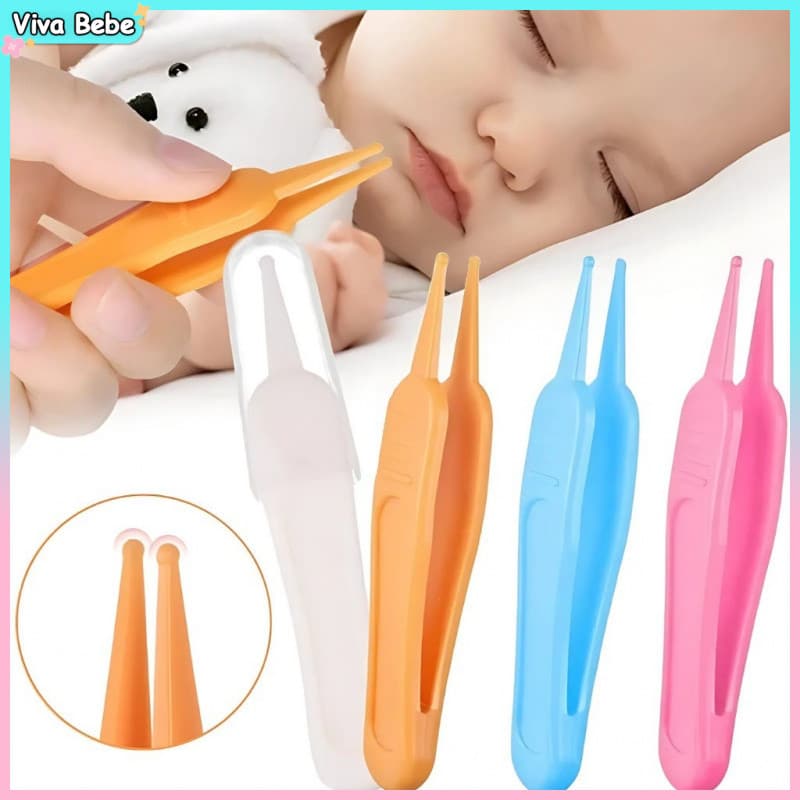 Clipe de limpeza nasal para bebês Ouvido Nariz Pinças Newborn Digging Umbigo Nariz Clipe Alicate