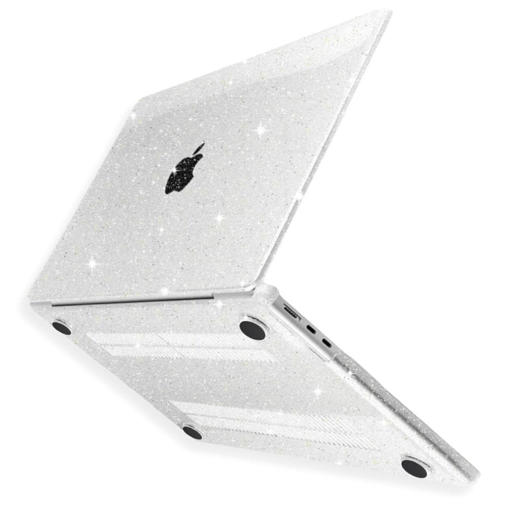 Capa Glitter Brilhante Para Macbook Air 13.6 M2, M3, M4 A2681 A3113 A3240 2022 até 2025 - Skin Case