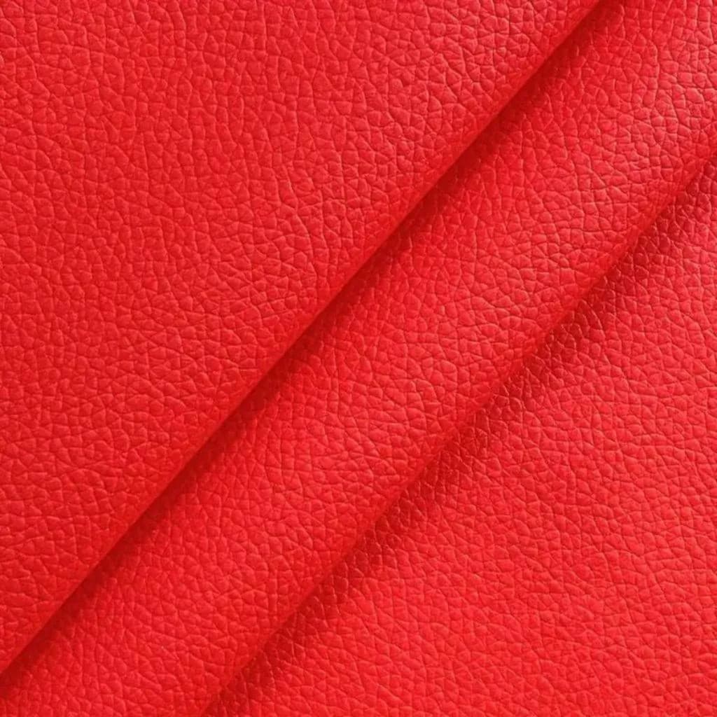Tecido Corino Bufalo Vermelho 4 metros Impermeável Courino para Reformar Estofados e Cadeiras