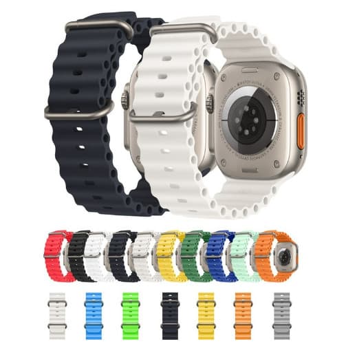 Pulseira Oceano Para Apple Watch Ultra 49mm 46mm 45mm 44mm 42mm