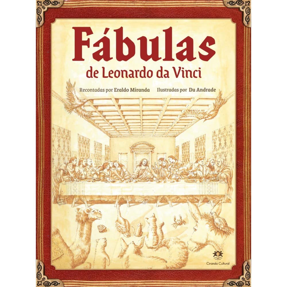 Livro Literatura infantil Fábulas de Leonardo Da Vinci