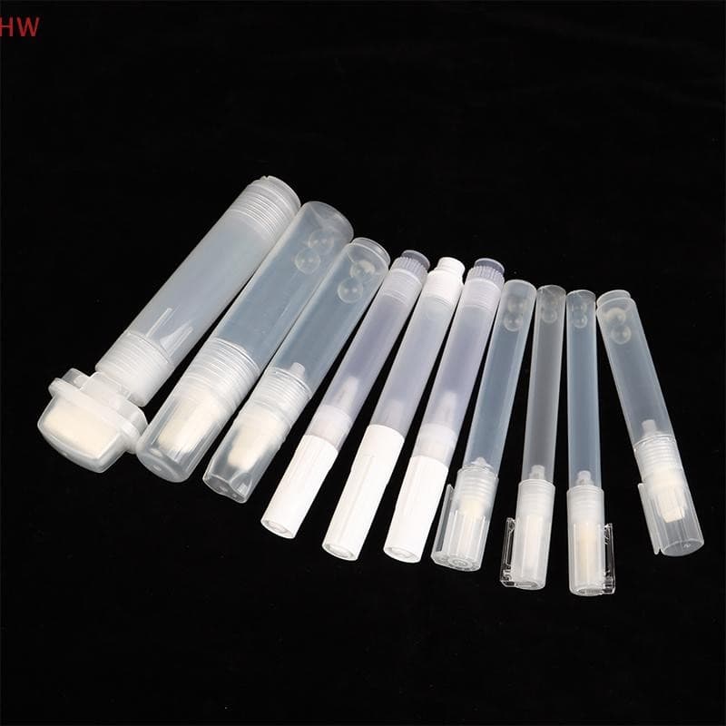 Caneta Vazia De Plástico Com Tinta Recarregável , Tubo Reutilizável Repetível Para Canetas Grafite , Marcador De Giz Líq