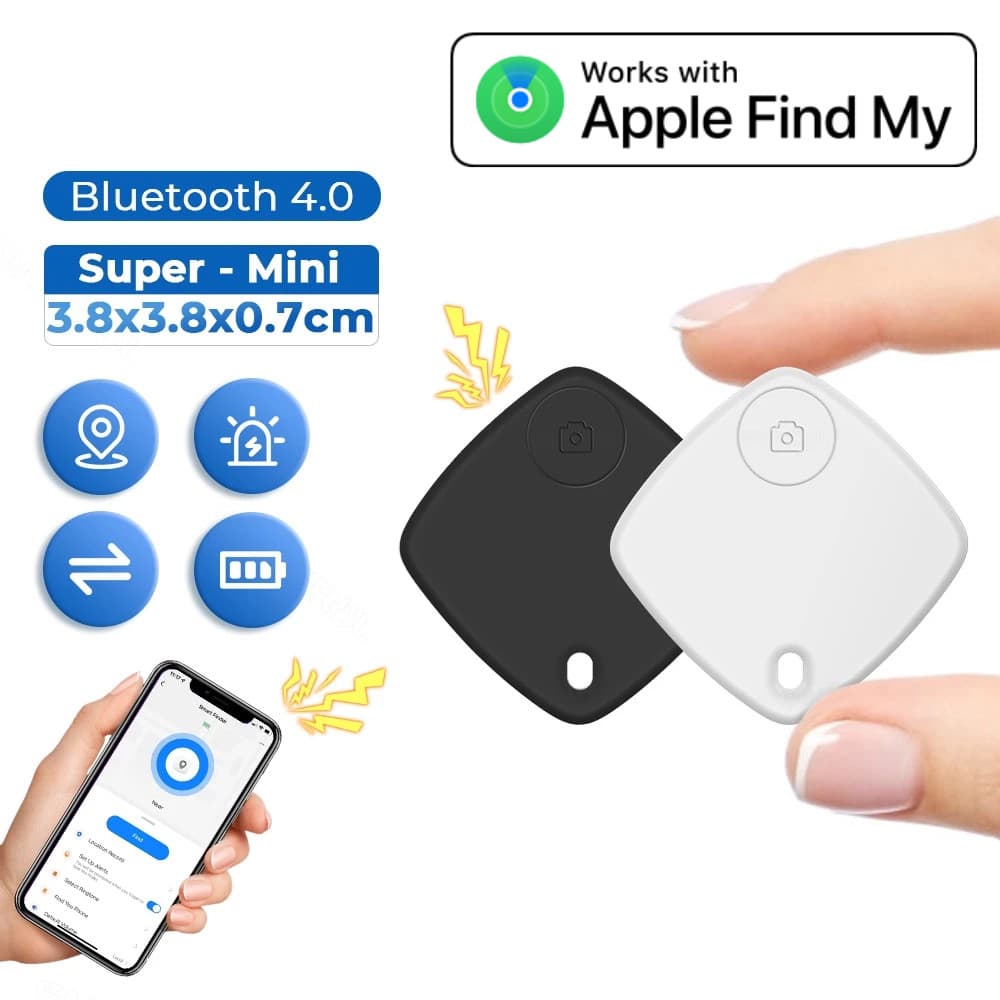 Rastreador Inteligente GPS Smart Tag Mini – Compatível com Apple Find My | Localização Precisa
