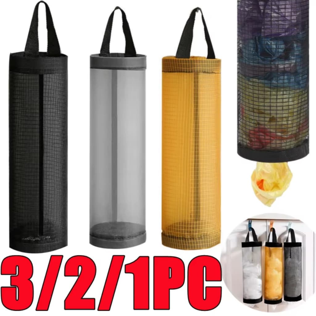Organizador de Sacolas Dispenser Organizadora De Plástico Para Armazenamento De Sacolas De Cozinha