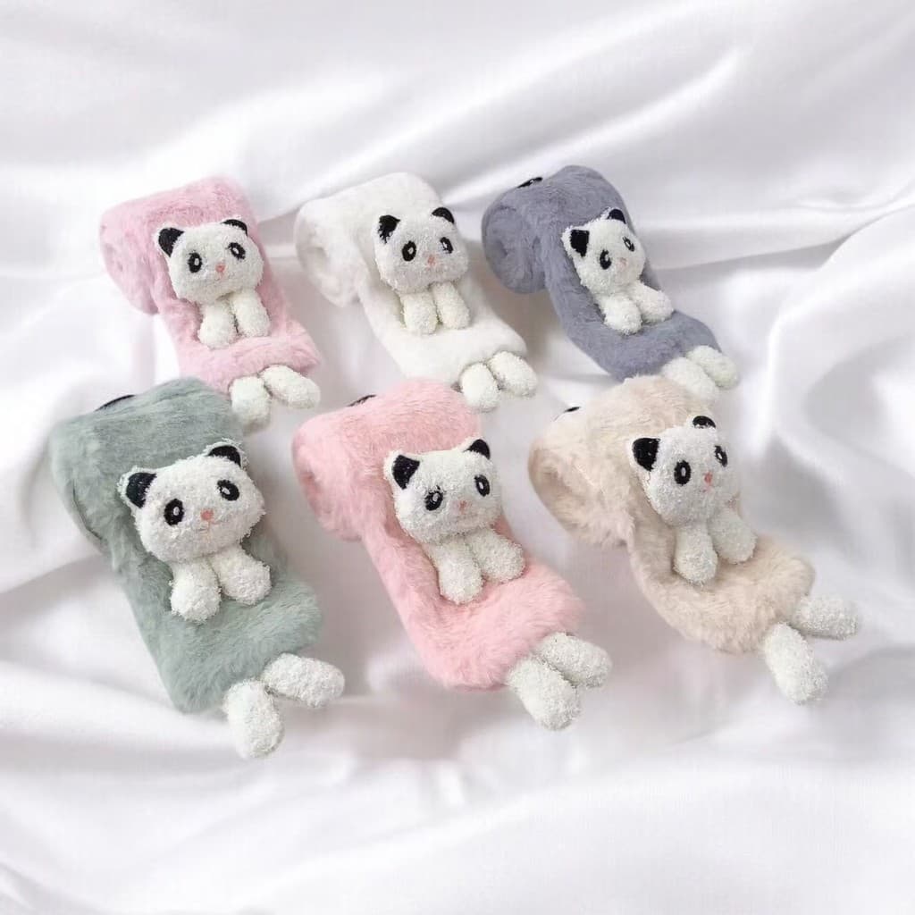 Lenço de pelúcia bonito dos desenhos animados para crianças