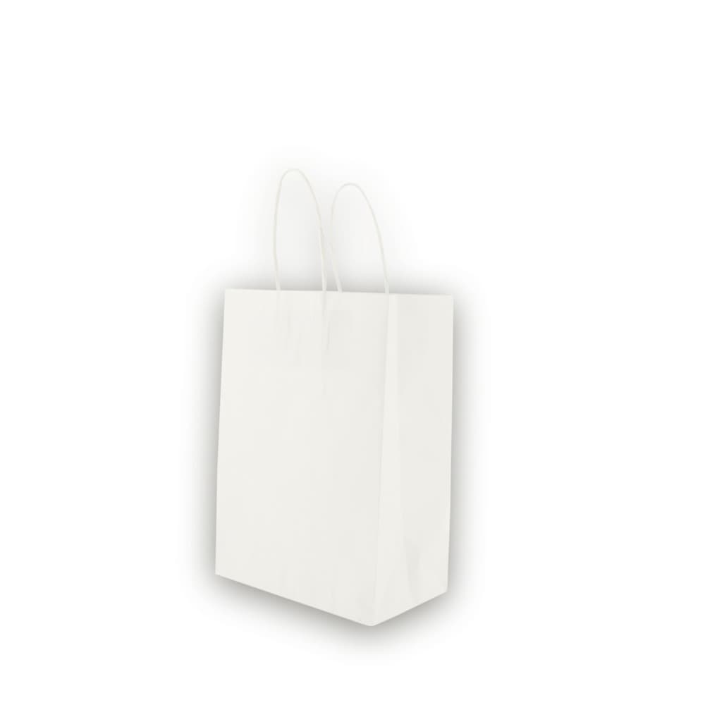 Sacola de Papel Branca Econômica P  - 50 Unidades