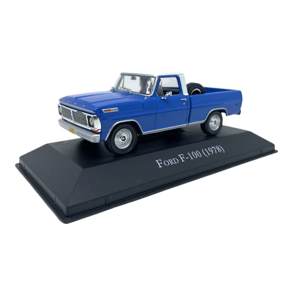 Carros Clássicos do Brasil: Ford F-100 (1978) - Edição 21 - Escala 1:43 - Mundo dos Colecionáveis
