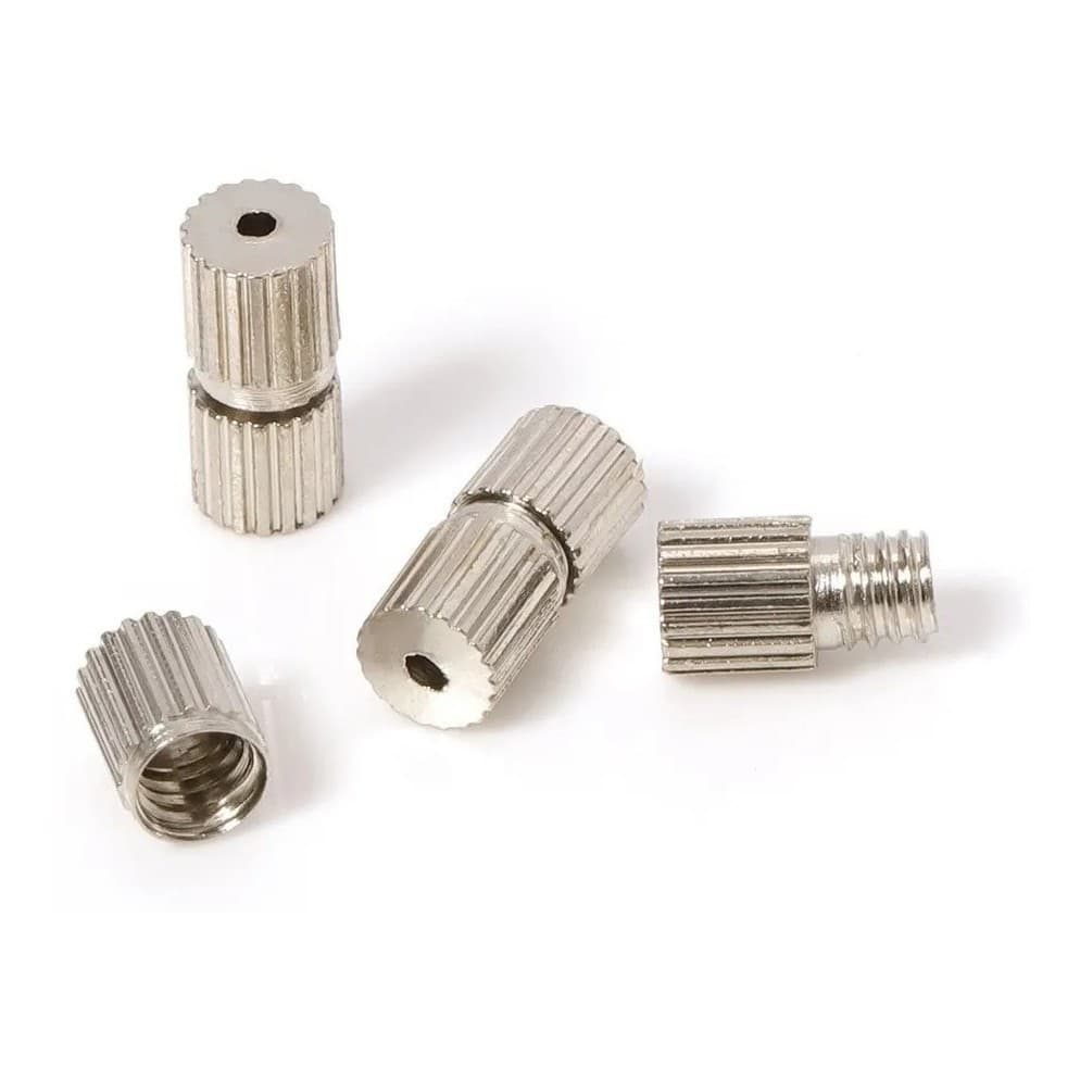 20pçs - Fecho Rosca - Cuproníquel - Bijuterias