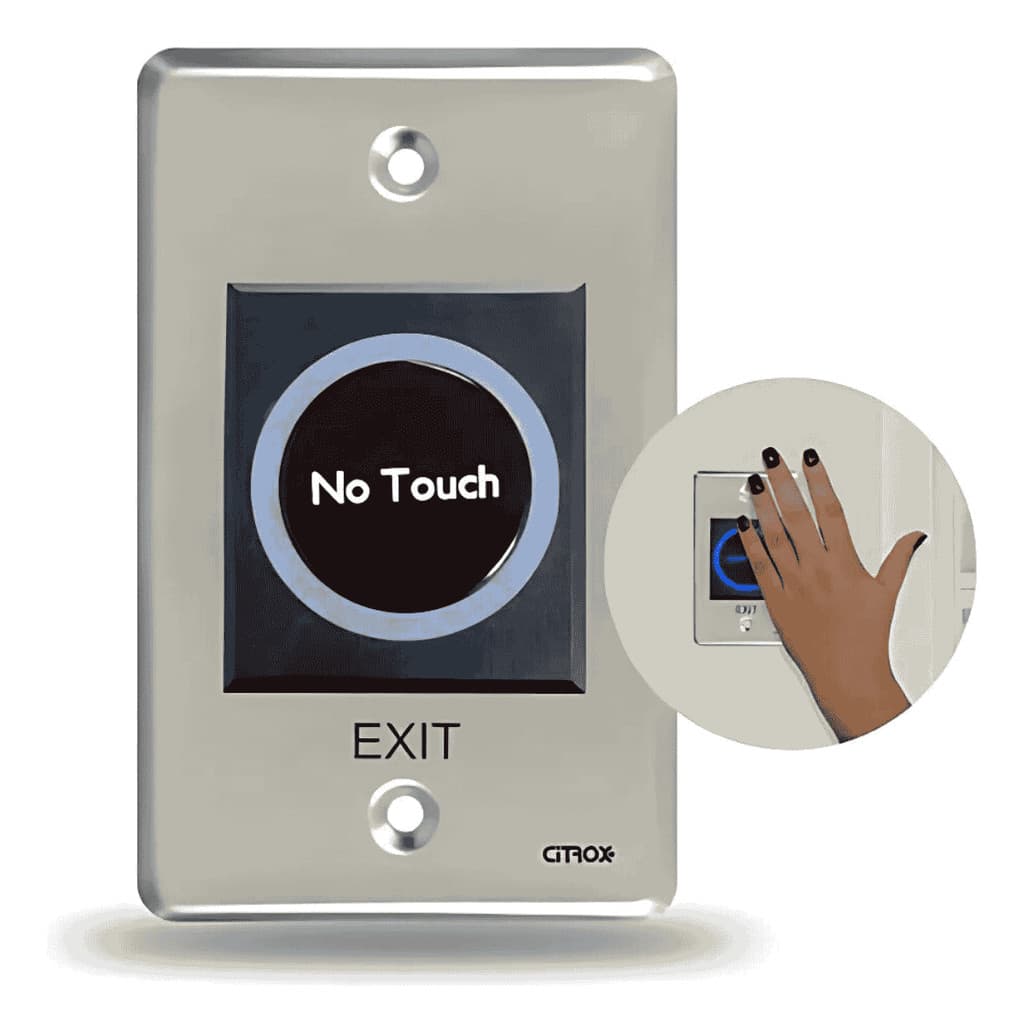 Botoeira Inox Touch CX-4512 – Acionamento Sem Toque, Design Moderno e Seguro