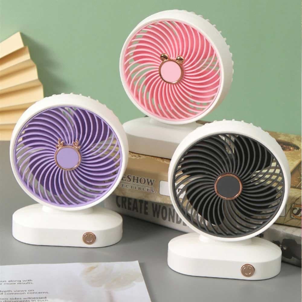 Portátil mini Ventilador De Mesa Elétrico Eficiente Usb Recarregável