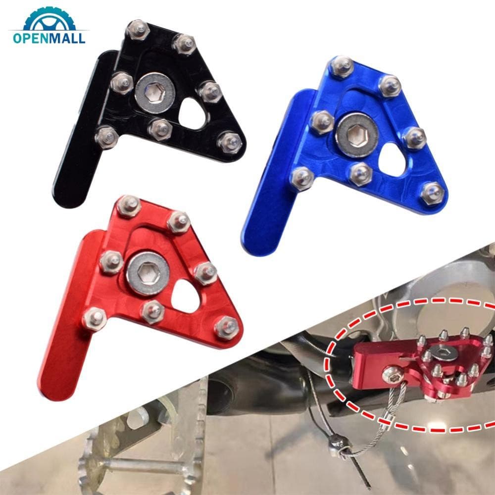 OPENMALL Motocicleta Dobrável Alavanca De Freio Traseiro Pedal Cabeça Ponta De Passo Liga De Alumínio Leve Para Ktm Suzu