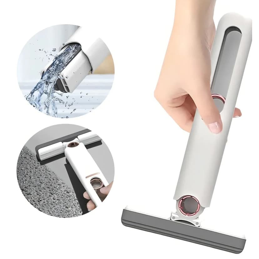 MINI RODO ESFREGÃO ABSORVENTE PORTÁTIL LIMPEZA PIA MESA JANELA