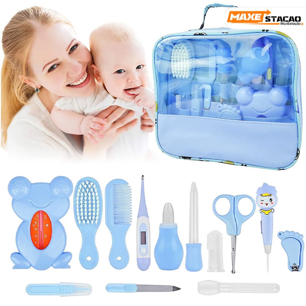 Conjunto De 13 Peças Para Cuidados Com Bebês Recém-Nascidos Essenciais