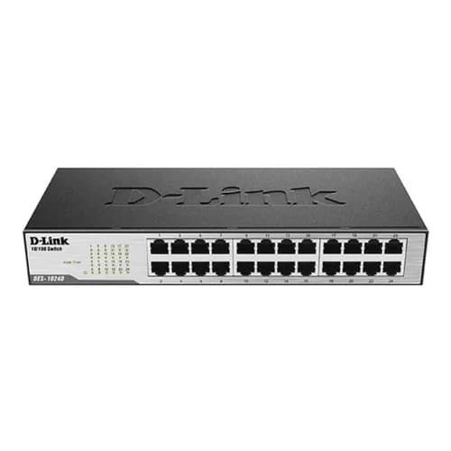 Switch Ethernet Gigabit 10/100 24 Portas DES-1024D D-link