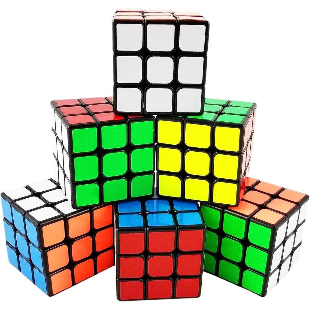 Kit 30 Cubo Mágico Atacado Lembrancinha Aniversário 3x3 Anti Estresse Interativo Brinquedo Barato Infantil