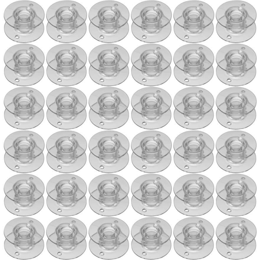 30 Bobinas Carretilhas Plastica Alta Maquina de Costura Domestica