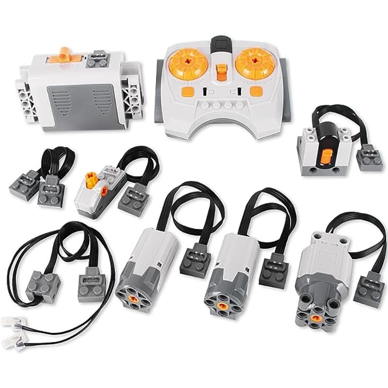 Kit De Motor 9 Em 1 Compatível Com Conjunto Técnico Motores Potentes , Funcionalidade De Controle Avançado , Compatibili