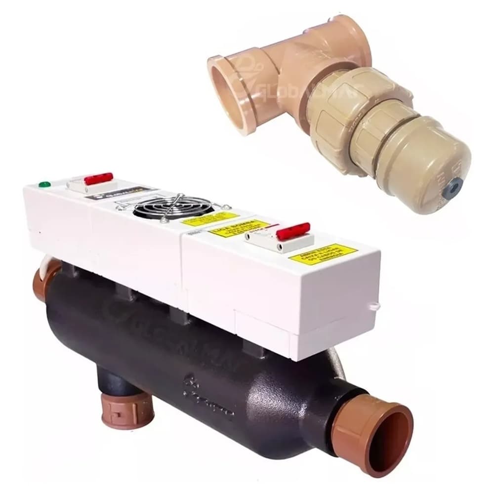 Aquecedor De Piscina Globalmar 60 Mil Litros C Ionizador