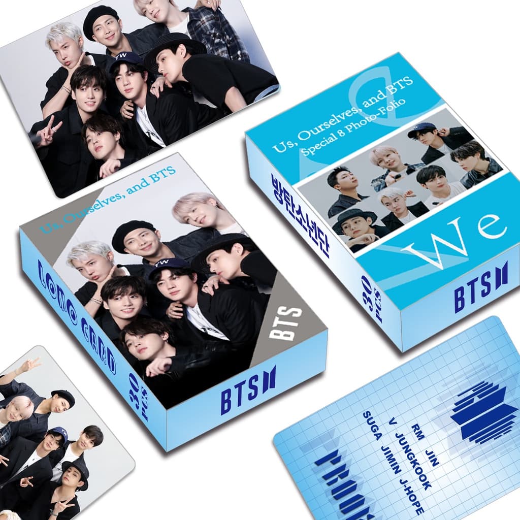 30pcs/box BT-S FESTA Álbum DYNAMITE Cartões Fotográficos JIN V J-HOPE SUGA JK RM JIMIN Lomo Postais Kpop