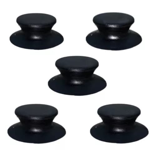 Pomel Puxador Pegador 5 Peças P/tampa de Vido e Aluminio De Panela e Frigideira