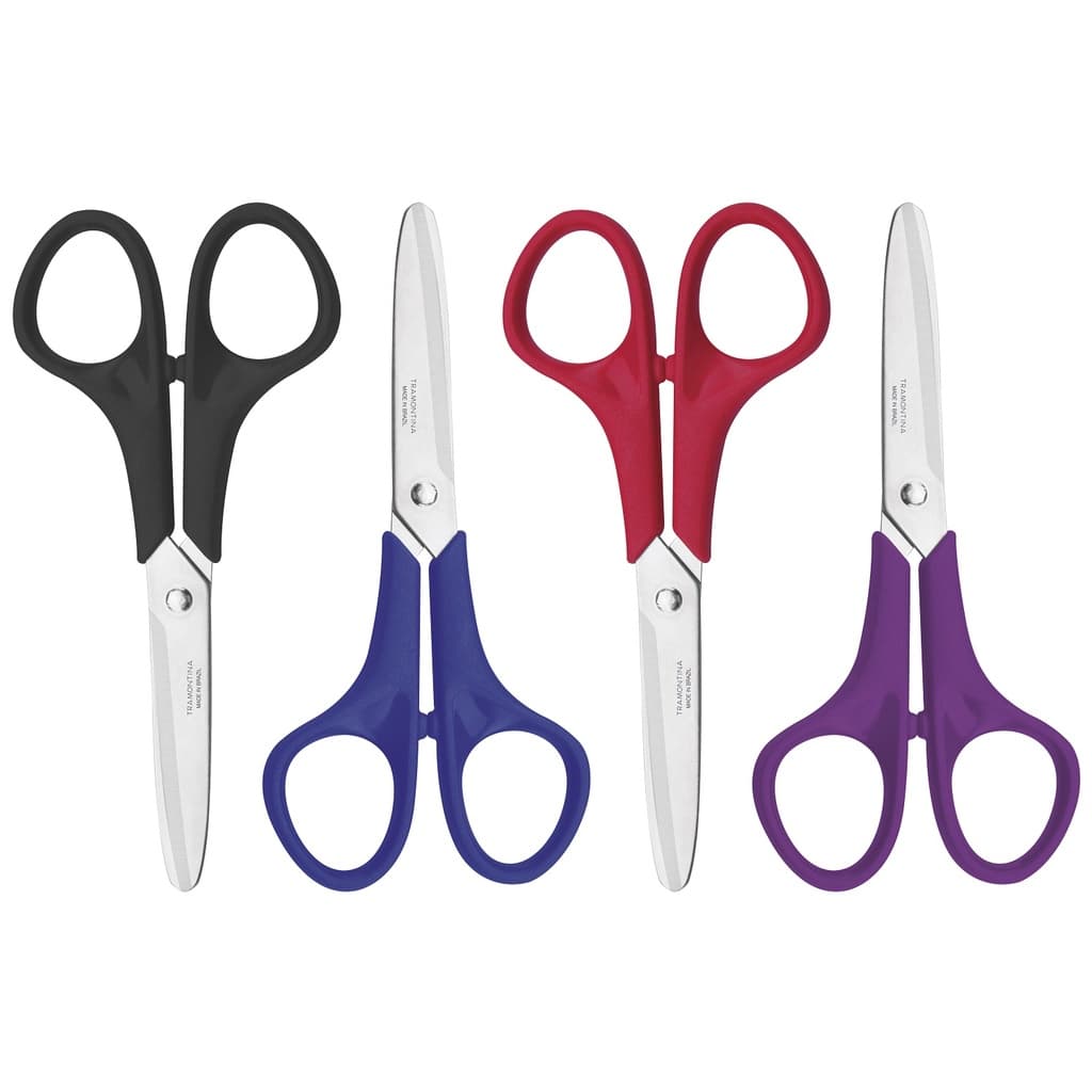 Tesoura Escolar Inox 5 Pol. 13,5cm Tramontina