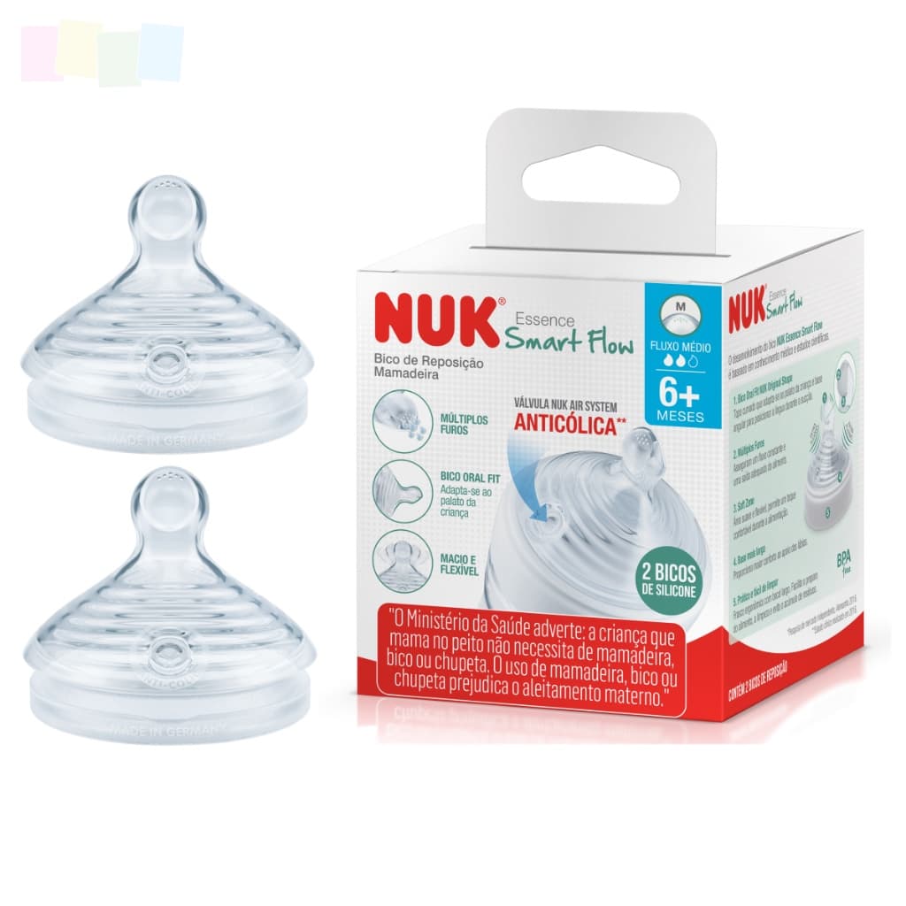 Bico Ortodôntico Válvula Air System Múltiplos Furos Oral Fit Soft Zone Base Larga 6+ M Fluxo Médio