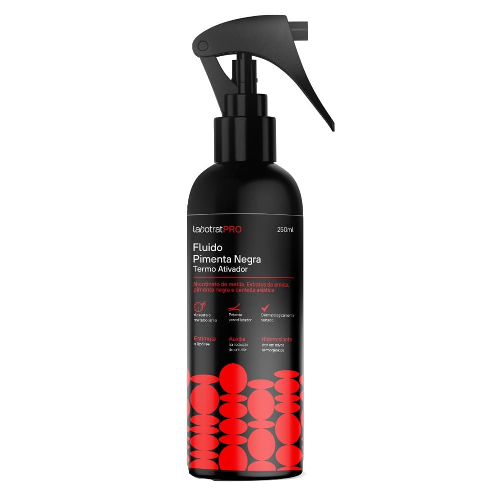 Fluido Termo Ativo Pimenta Negra Reduz Medida Labotrat 250ml