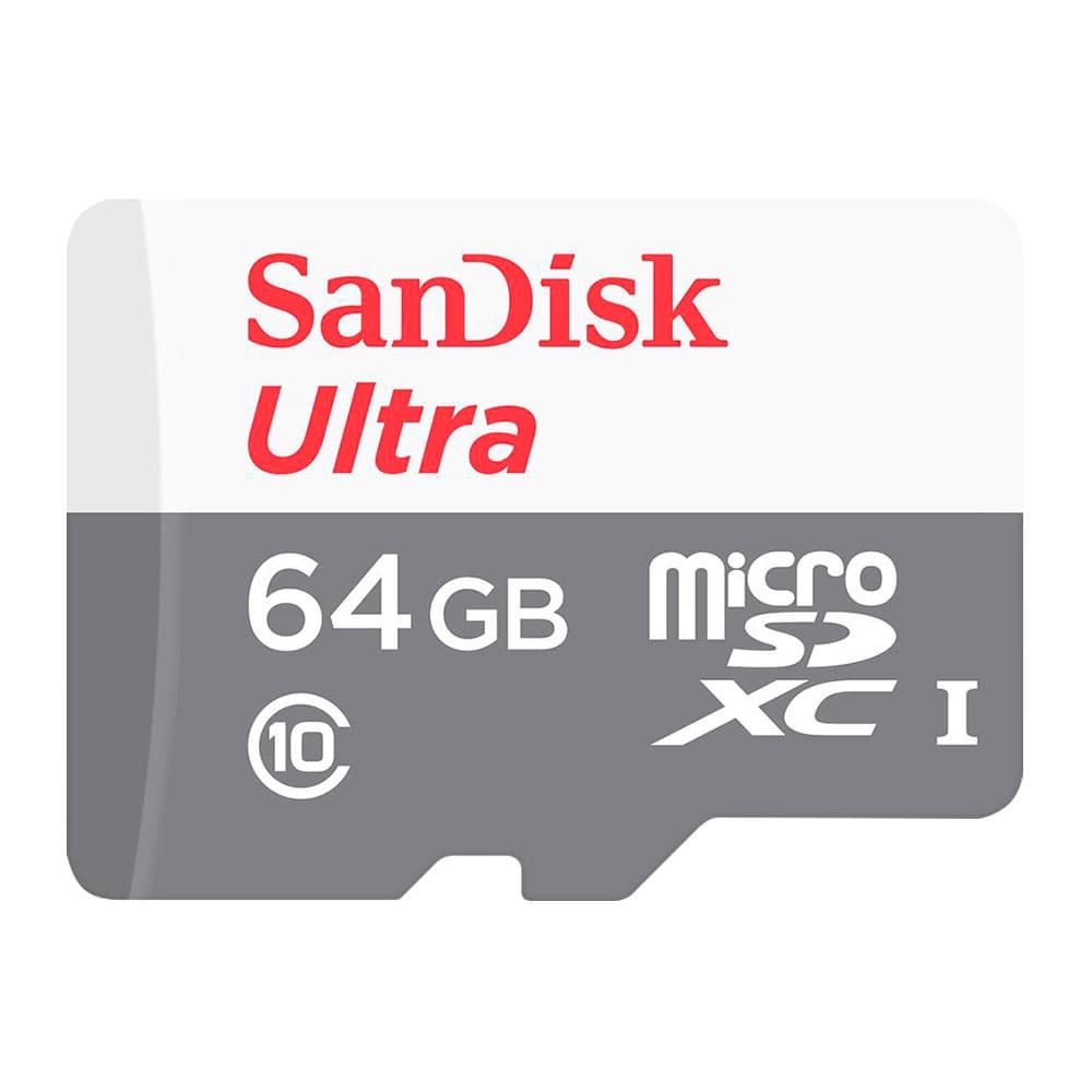 Cartão Memória Micro Sd Sandisk 64gb Ultra 80Mbs Classe c10