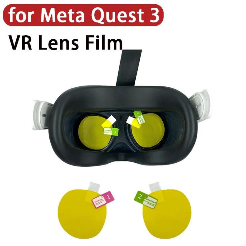 4pcs Filme De Lente VR Para Meta Quest 3 Protetor Anti-Riscos Acessórios De Capacete