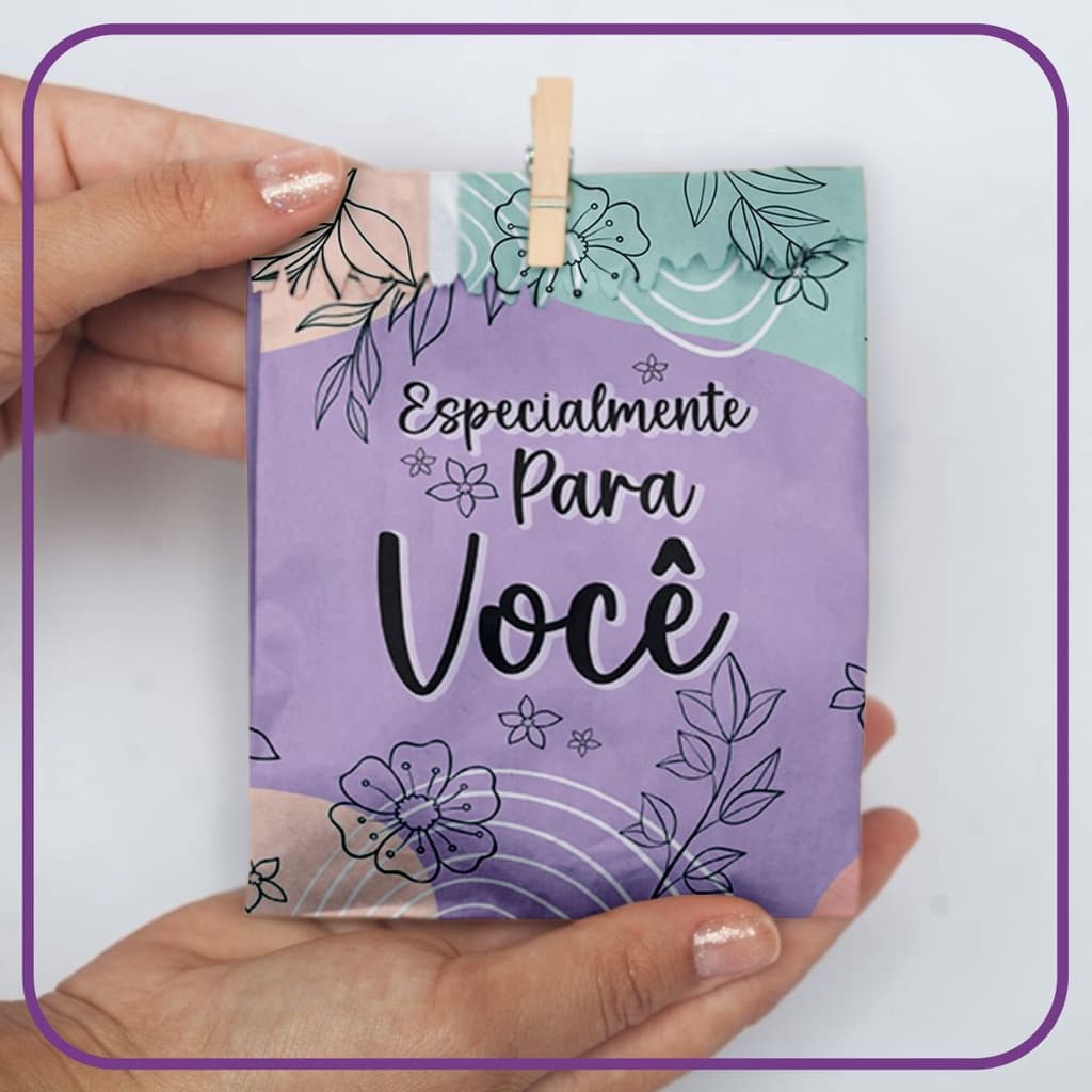 Saco para Lembrancinha - Especialmente Para Você (Escolha a Quantidade)