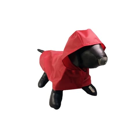 Roupa Pet - Capa de Chuva Vermelha