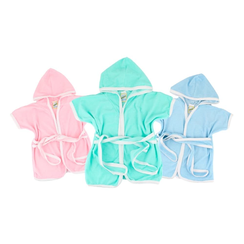 Roupão Com Capuz Bebê Unissex Baratinha Tecido Atoalhado - (P/M/G/1/2/3)