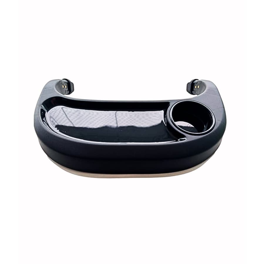 Bandeja Carrinho De Bebê Alimentação Preta