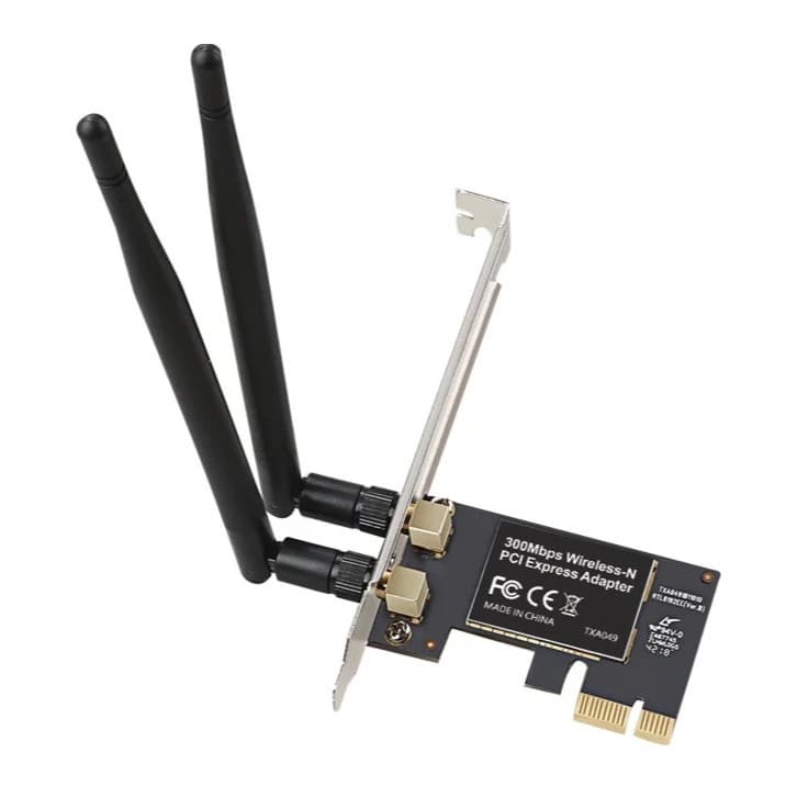 Placa PCI-Express Wi-Fi KP-T118 2 Antenas 300Mbps