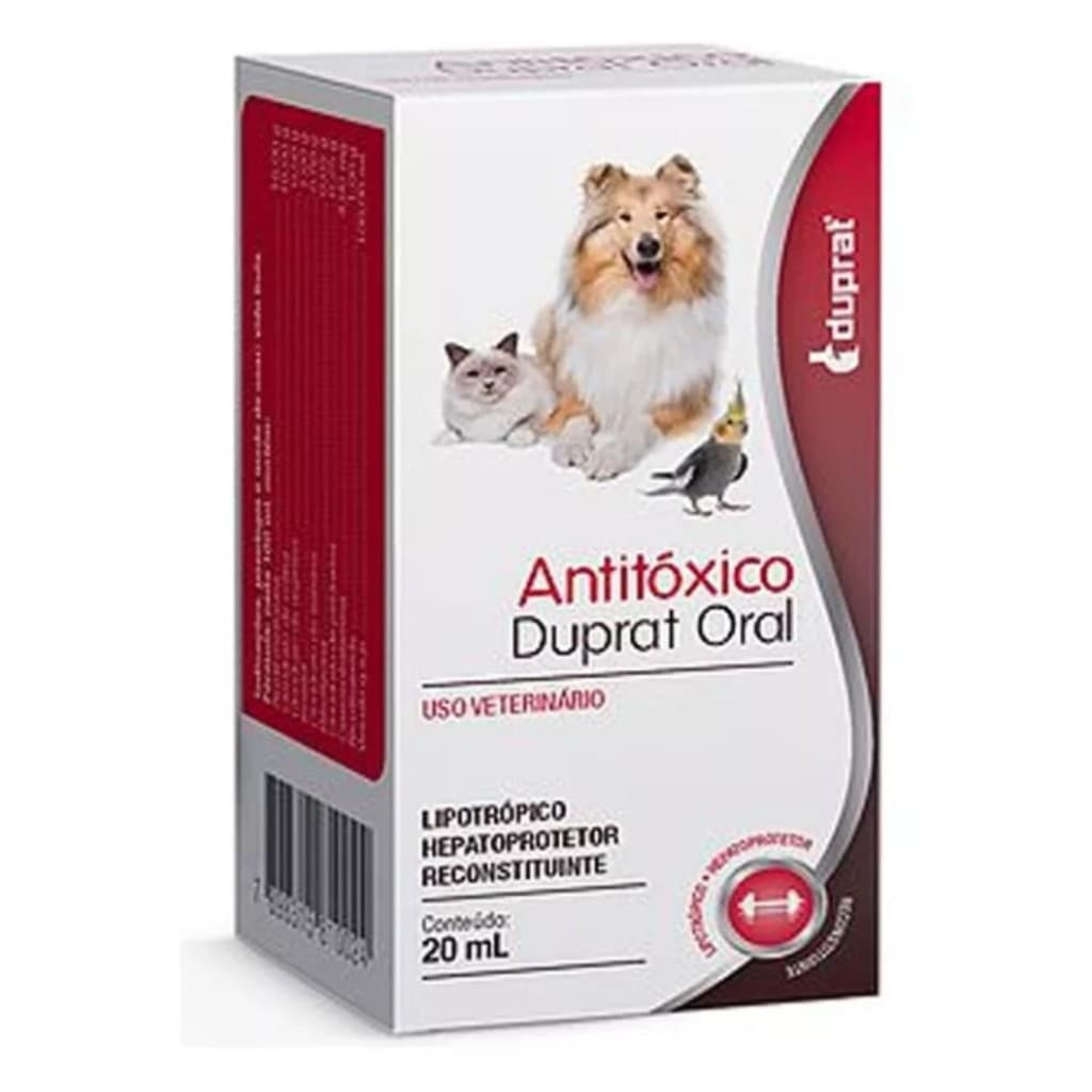 Antitóxico Duprat Oral 20ML Cães Gatos