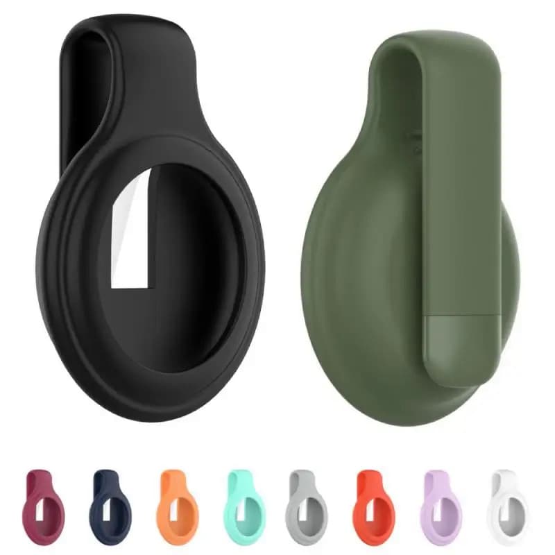Airtag Clipe Caso para Locator Tracker Proteger Capa Anti-lost Crianças Air Tag Case Titular Keychain Aço para