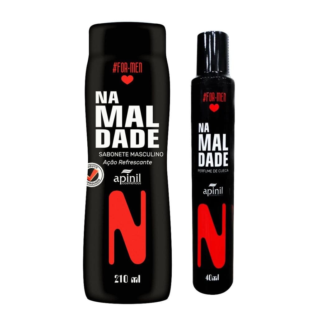 Kit sabonete + Perfume de Cueca NA MALDADE MASCULINO