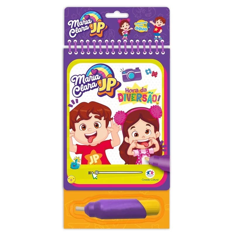 Colorindo com Água - Maria Clara e JP - Hora da Diversão