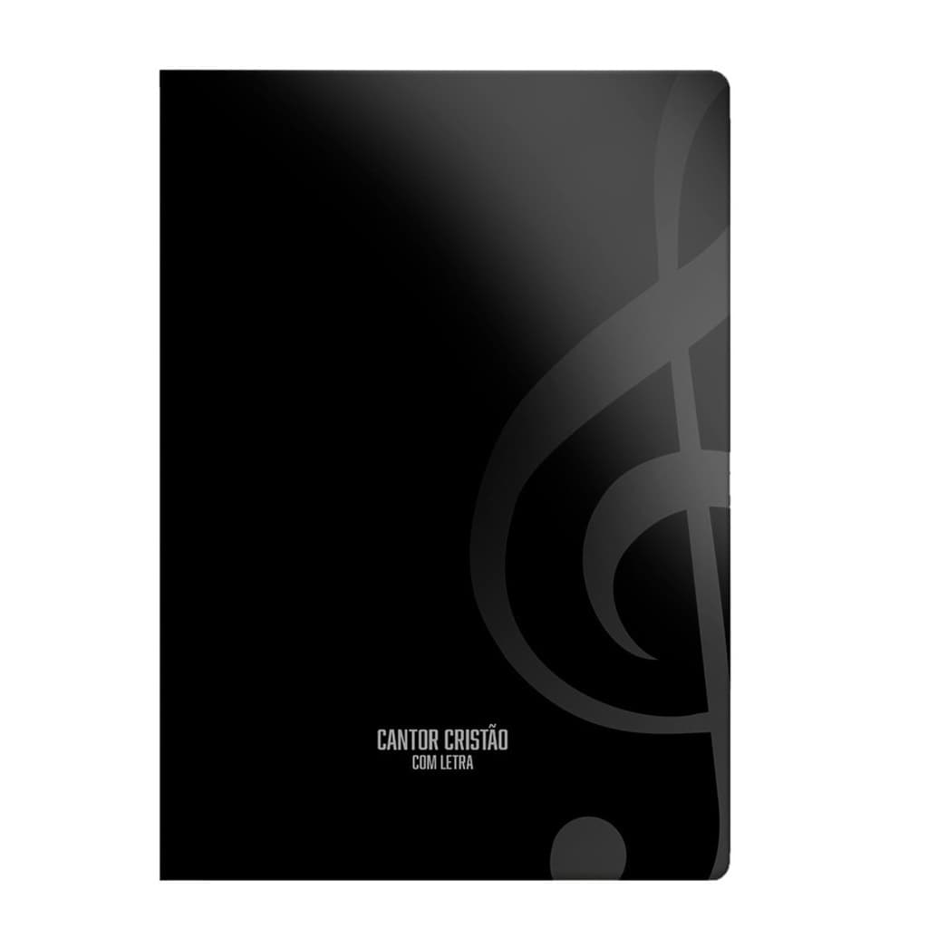 Cantor Cristão com Letra Edição Compacta | Capa Preta | Editora Geográfica