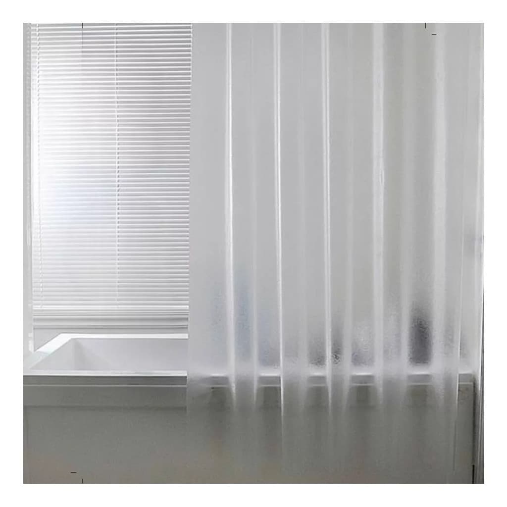 Cortina Box Banheiro Fosca Antimofo Flexível 1.40m × 2,00m