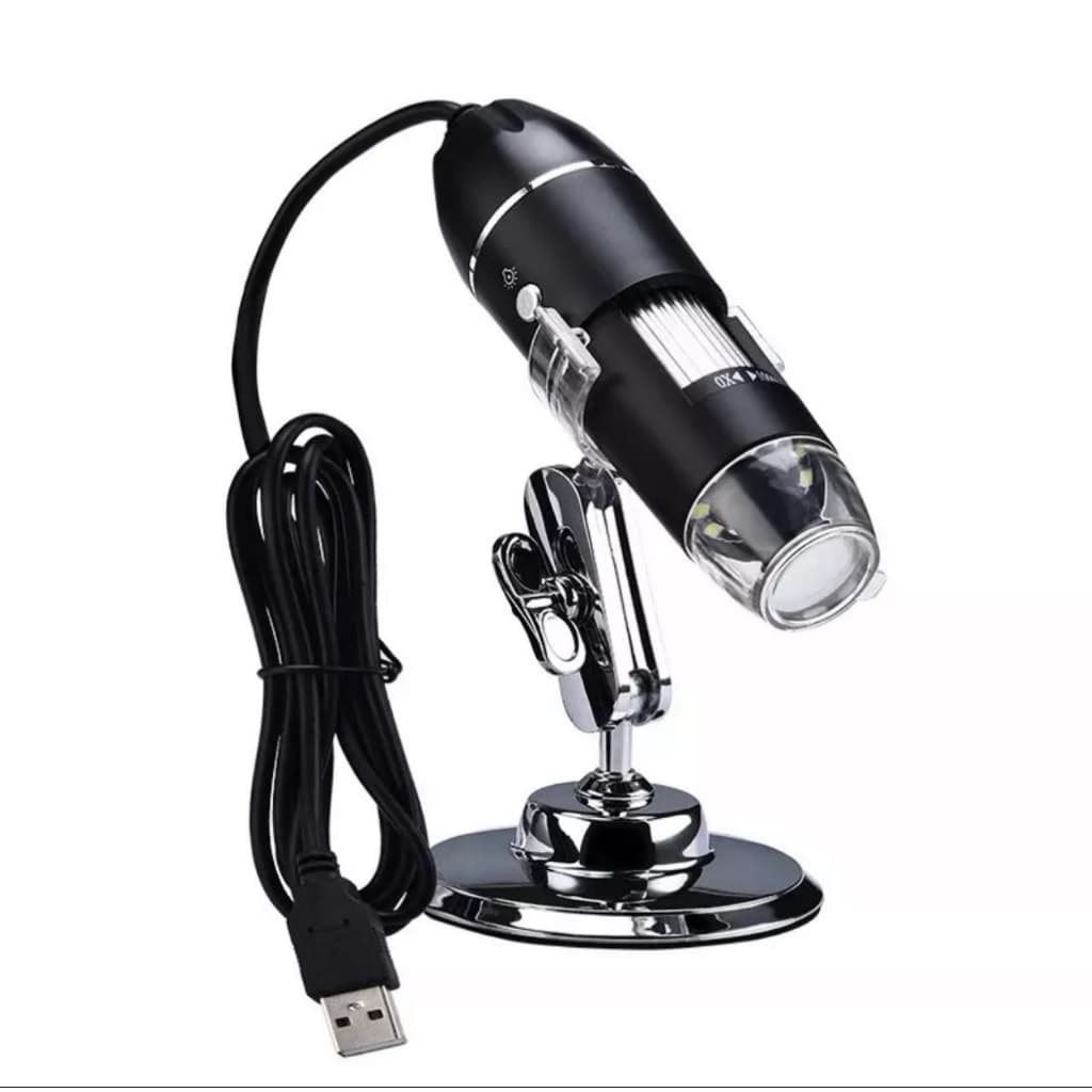 Microscópio Zoom 1600x CAM 2.0 Mp Profissional Digital Usb