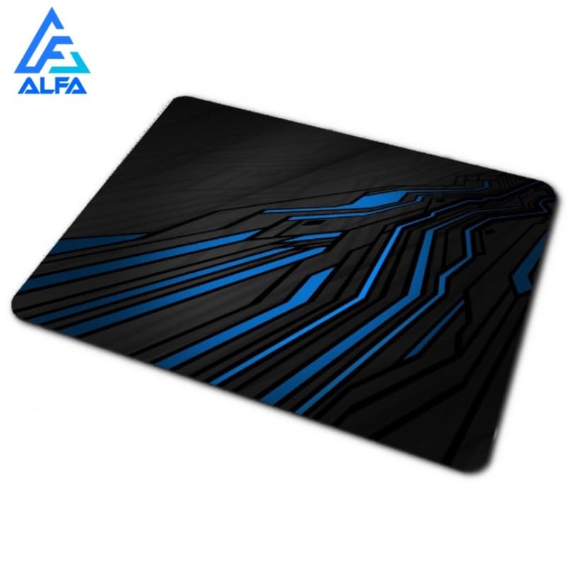 Mouse Pad Pequeno Preto Escritório Jogo Gamer Personalizado Estampado